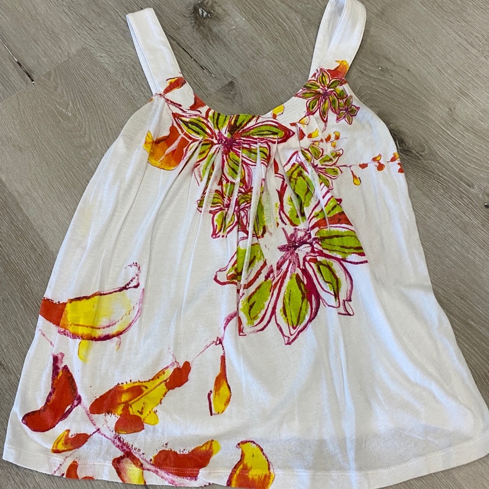 Express floral tank top
